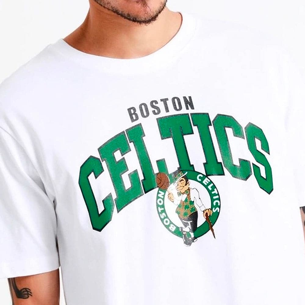 NBA Essentials T-Shirts Boston Celtics NBA Essentials Team Arch T-Shirt - White