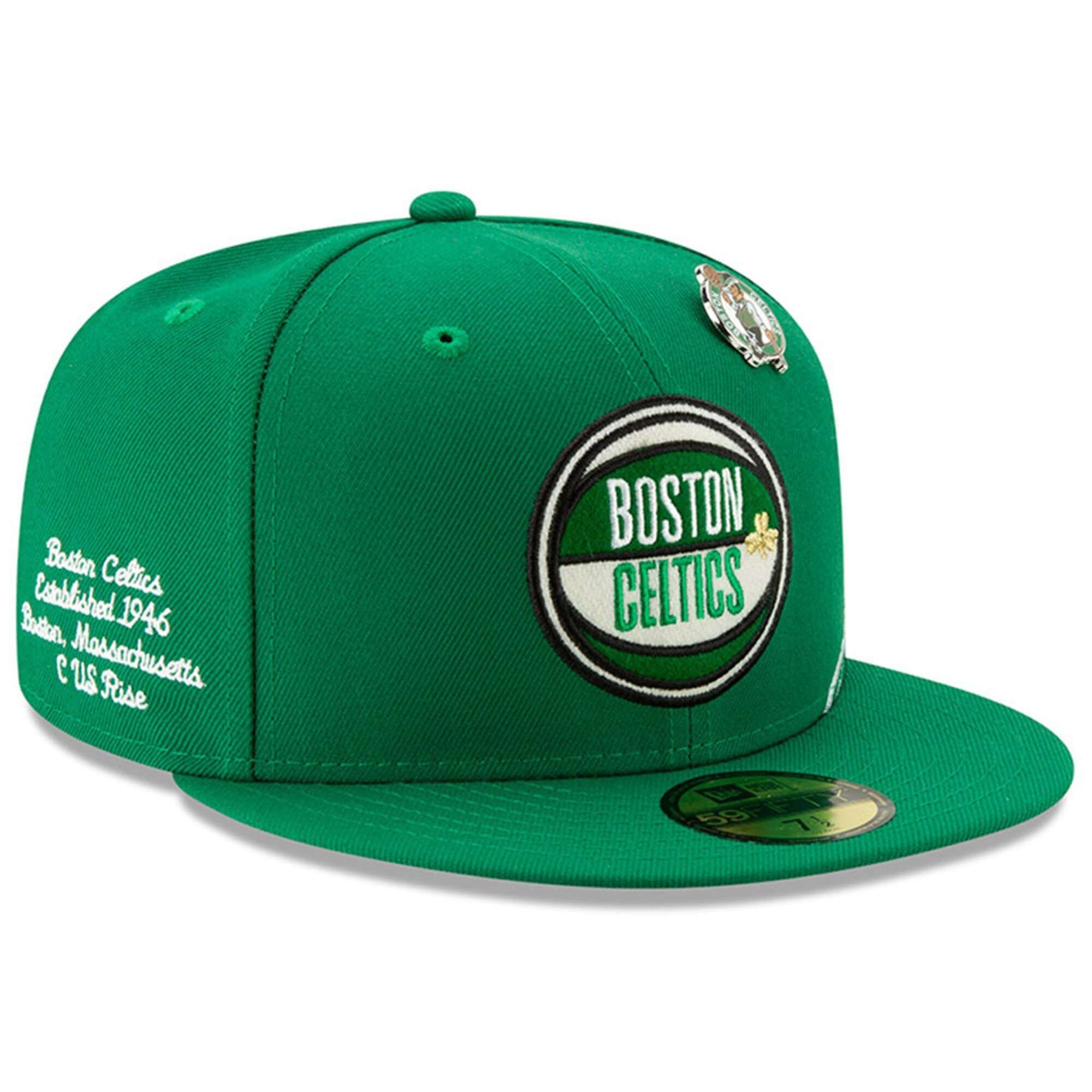 New Era Caps Boston Celtics New Era 2019 NBA Draft 59FIFTY Fitted Hat - Green