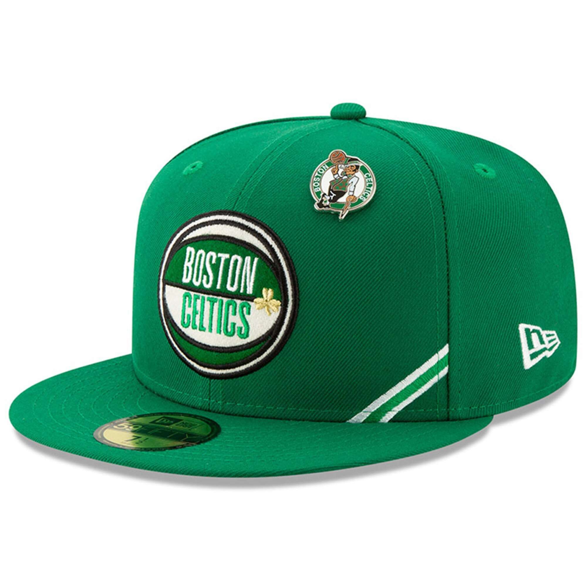 New Era Caps Boston Celtics New Era 2019 NBA Draft 59FIFTY Fitted Hat - Green
