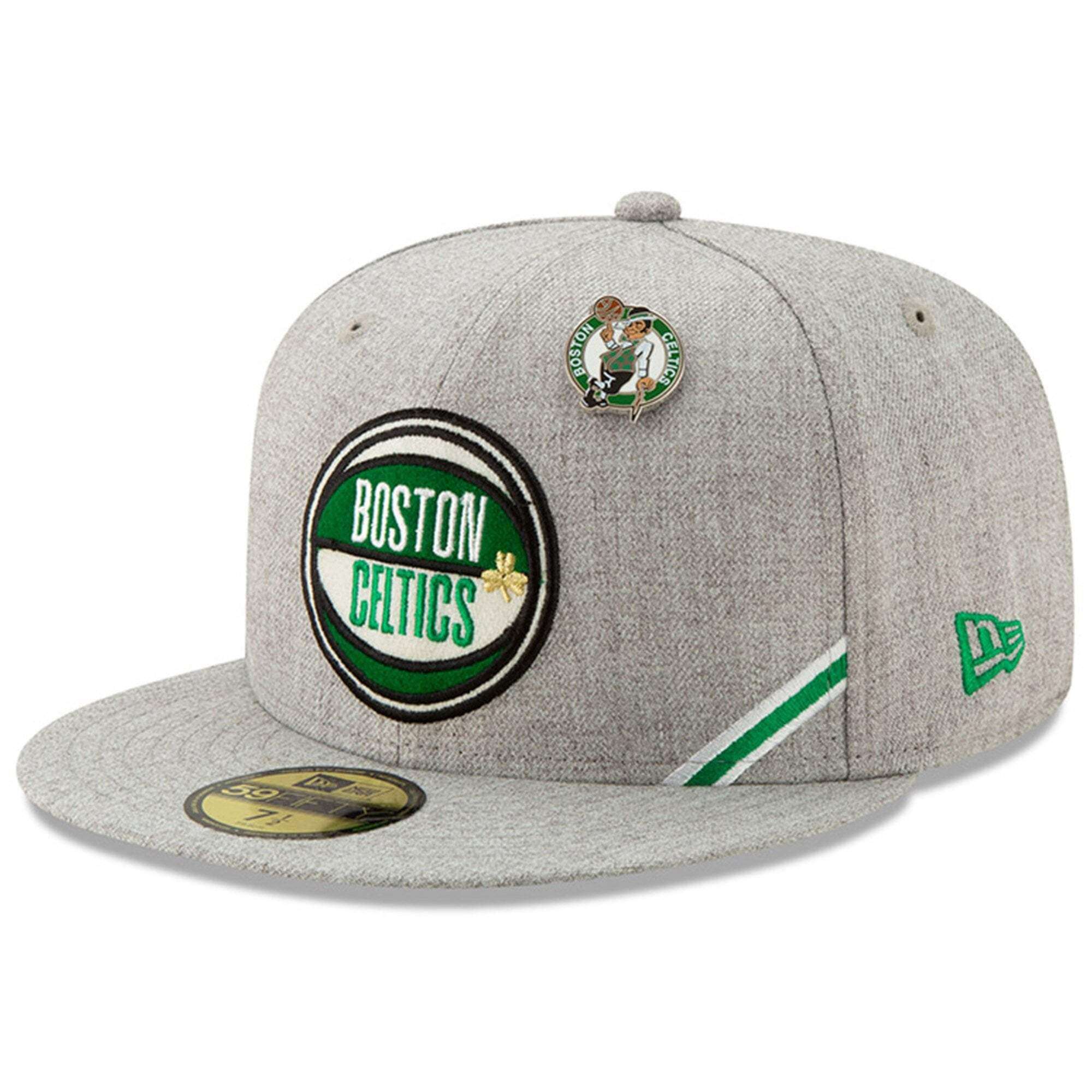 New Era Caps Boston Celtics New Era 2019 NBA Draft 59FIFTY Fitted Hat - Heather