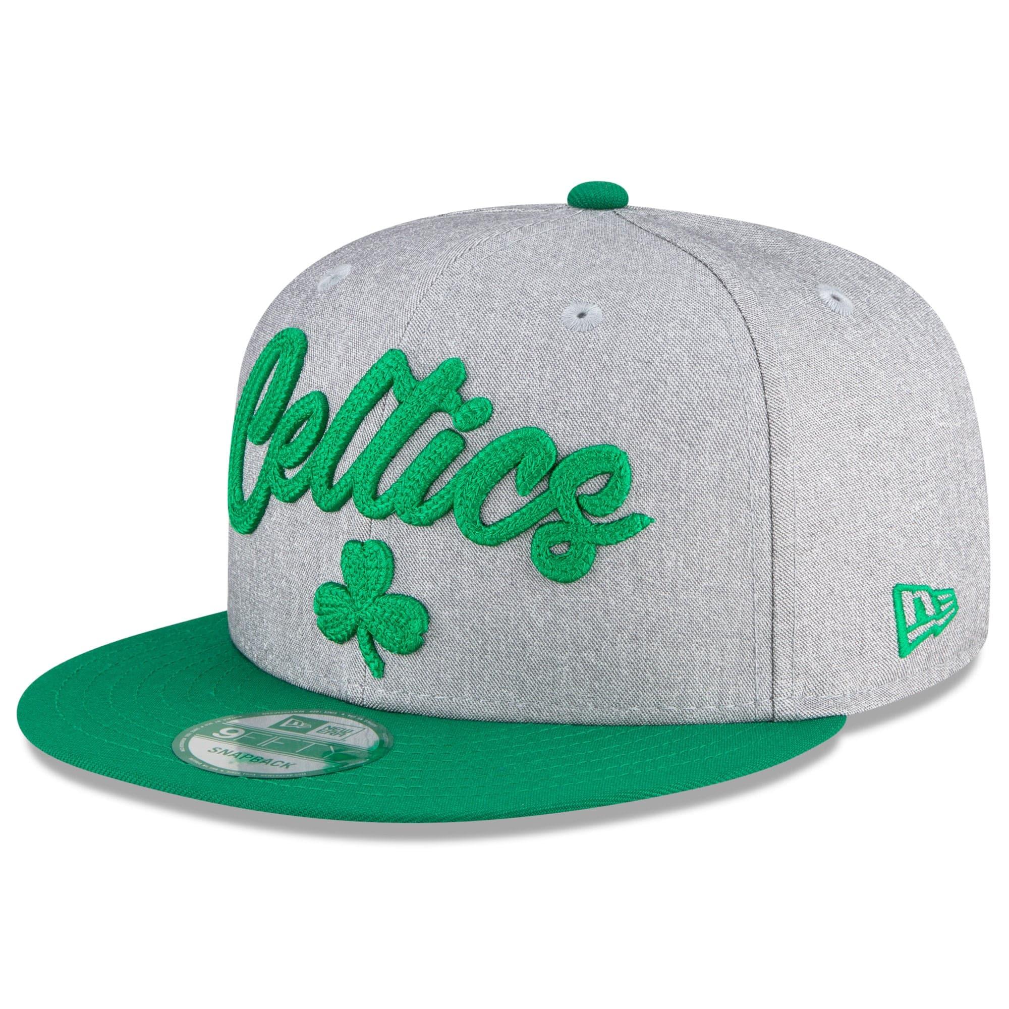 New Era Caps Boston Celtics New Era 2020 NBA Draft 9FIFTY Snapback Hat - Heather Grey