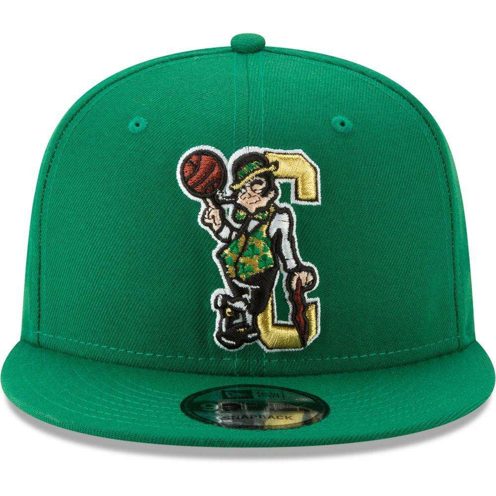 New Era Caps Boston Celtics New Era NBA 2019 Back Half 9FIFTY Snapback Hat – Green
