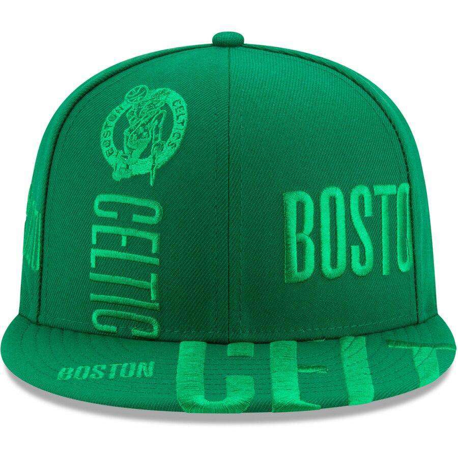 New Era Caps Boston Celtics New Era NBA 2019 Tonal Tip-Off 9FIFTY Snapback Hat - Green
