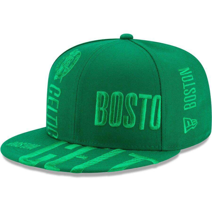 New Era Caps Boston Celtics New Era NBA 2019 Tonal Tip-Off 9FIFTY Snapback Hat - Green