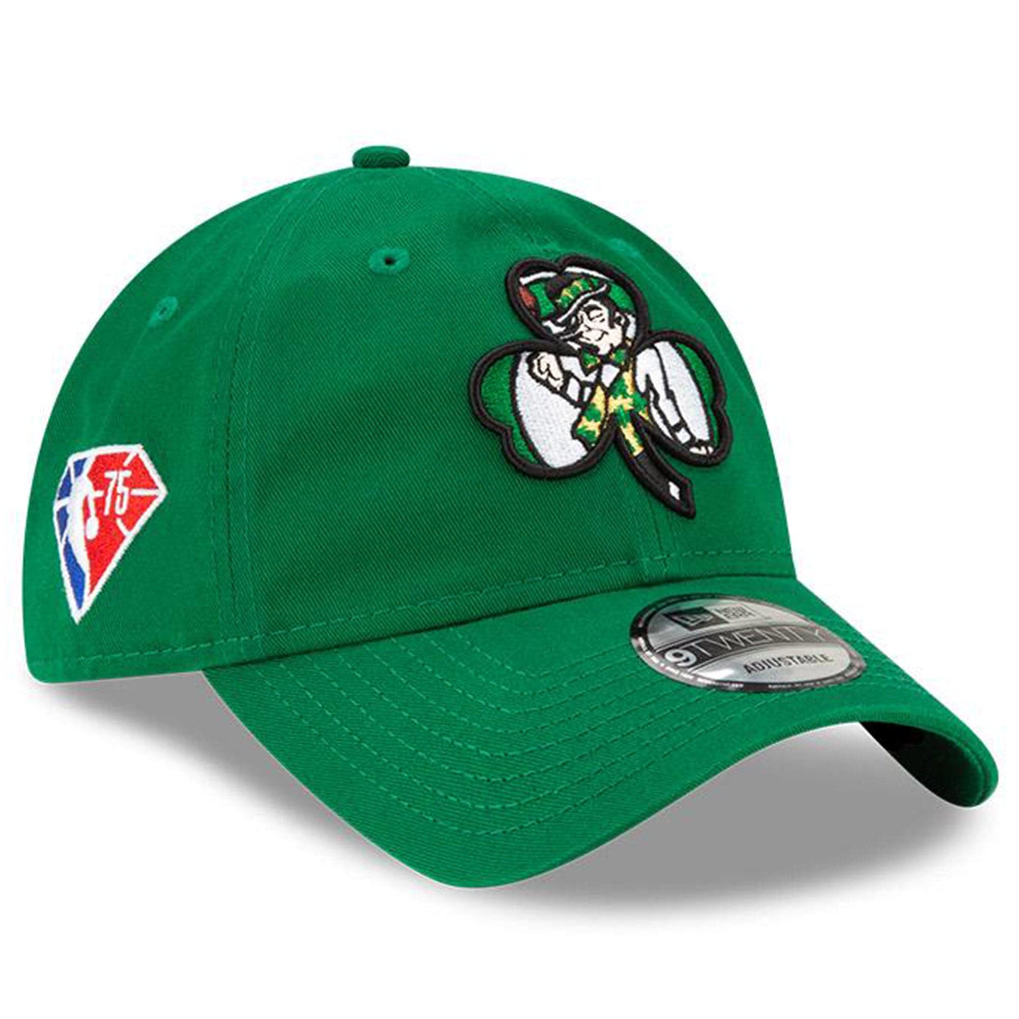 New Era Caps Boston Celtics New Era NBA 2021 Draft 9TWENTY Strapback Hat - Green