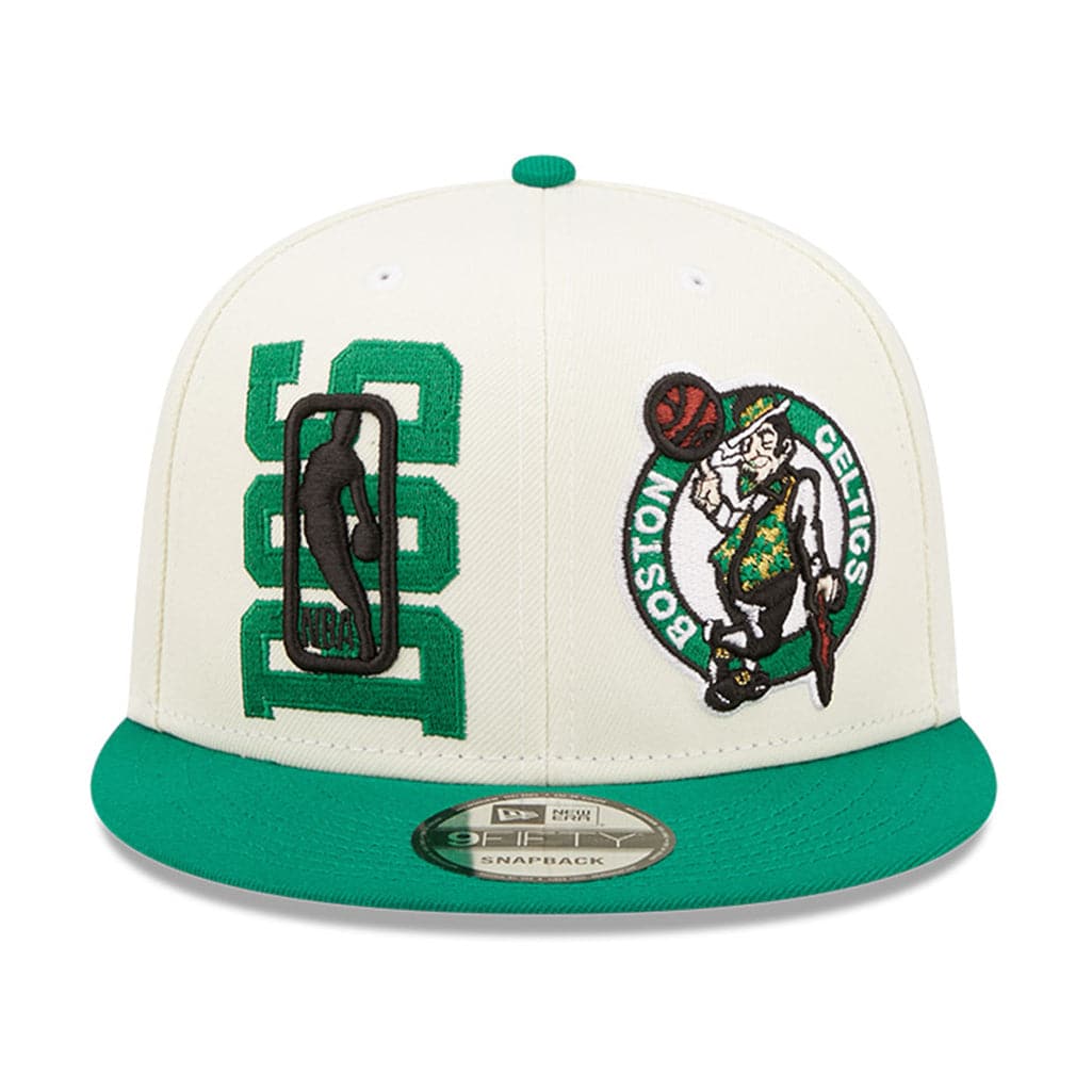 New Era Caps Boston Celtics New Era NBA 2022 Draft 9FIFTY Snapback Hat - Cream