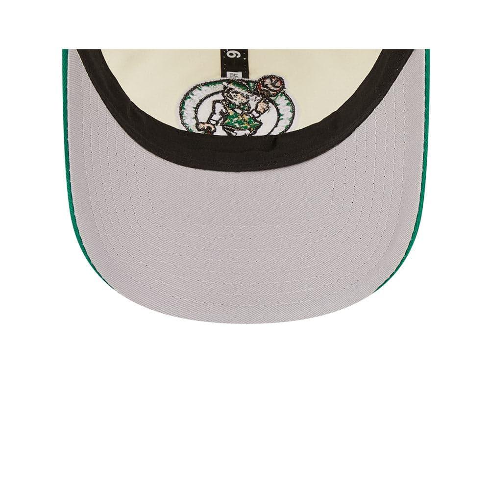 New Era Caps Boston Celtics New Era NBA 2022 Draft 9TWENTY Strapback Hat - Cream
