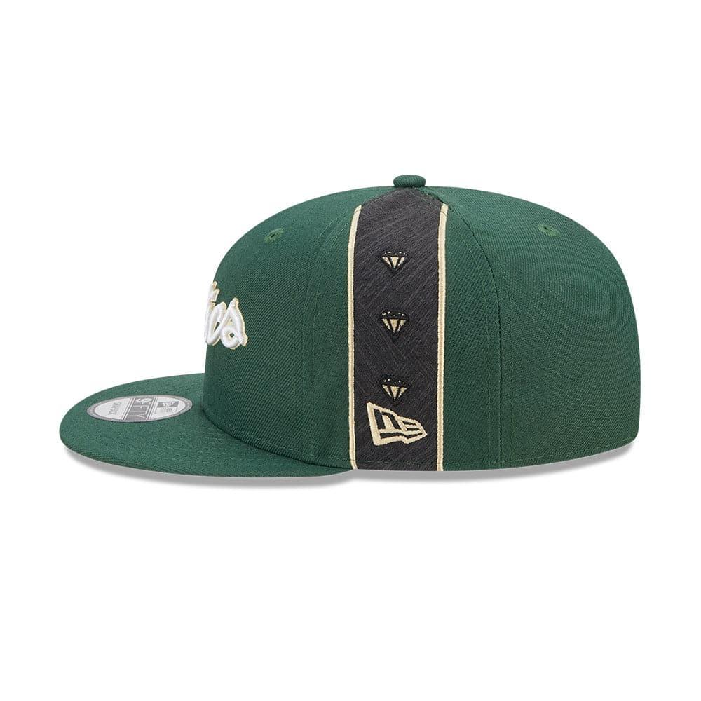 New Era Caps Boston Celtics New Era NBA 22-23 City Edition 9FIFTY Snapback Hat - Green