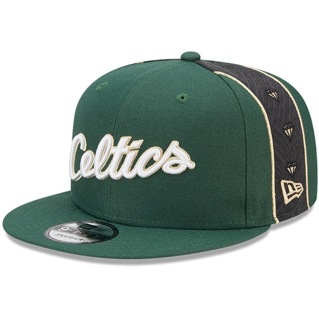 New Era Caps Boston Celtics New Era NBA 22-23 City Edition 9FIFTY Snapback Hat - Green