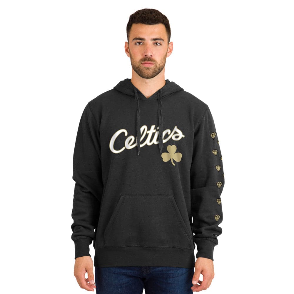 New Era Jumpers Boston Celtics New Era NBA 22-23 City Edition Hoodie Jumper - Black