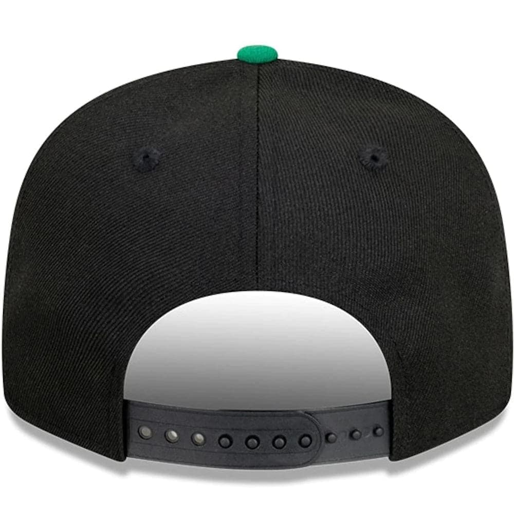 New Era Caps Boston Celtics New Era NBA 2T Wordmark 9FIFTY Snapback Hat - Black