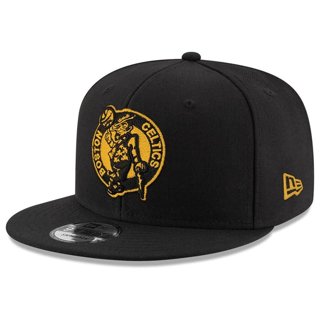 New Era Caps Boston Celtics New Era NBA Amber Logo 9FIFTY Snapback Hat - Black