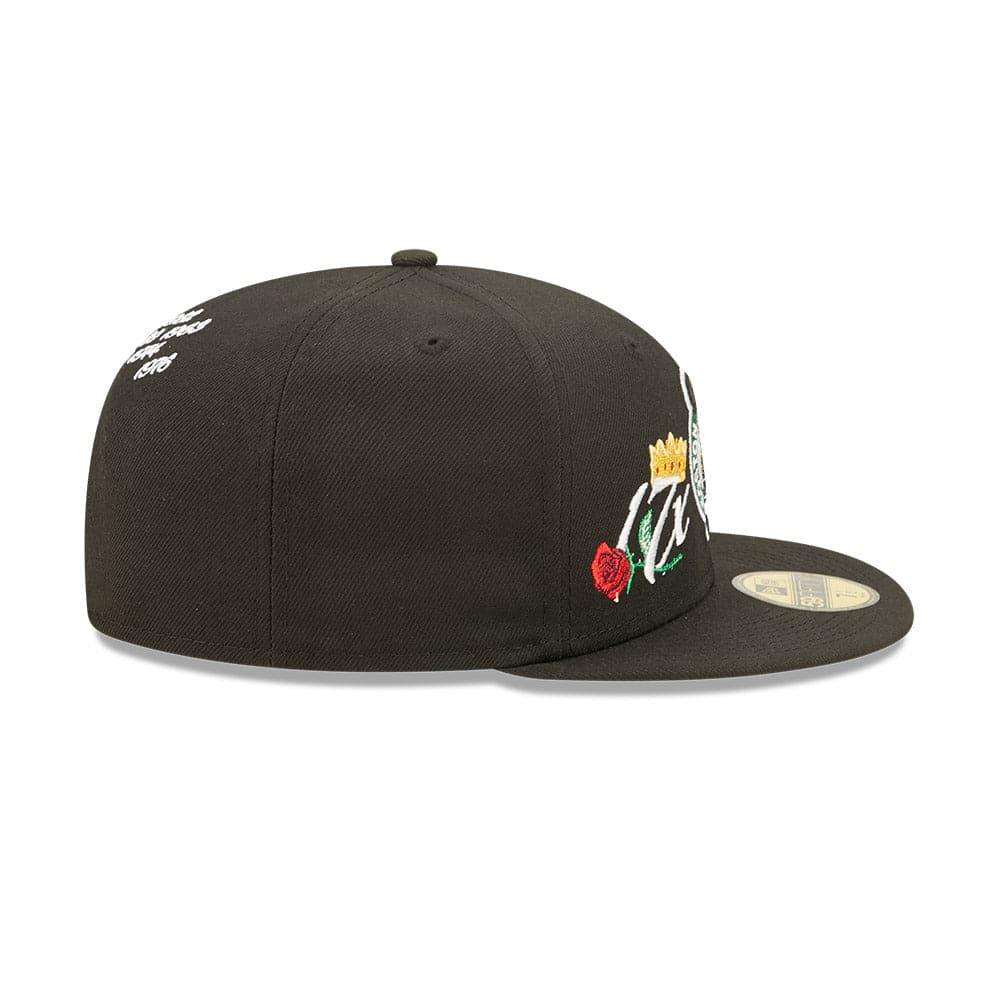 New Era Caps Boston Celtics New Era NBA Crown Champs 59FIFTY Fitted Hat - Black