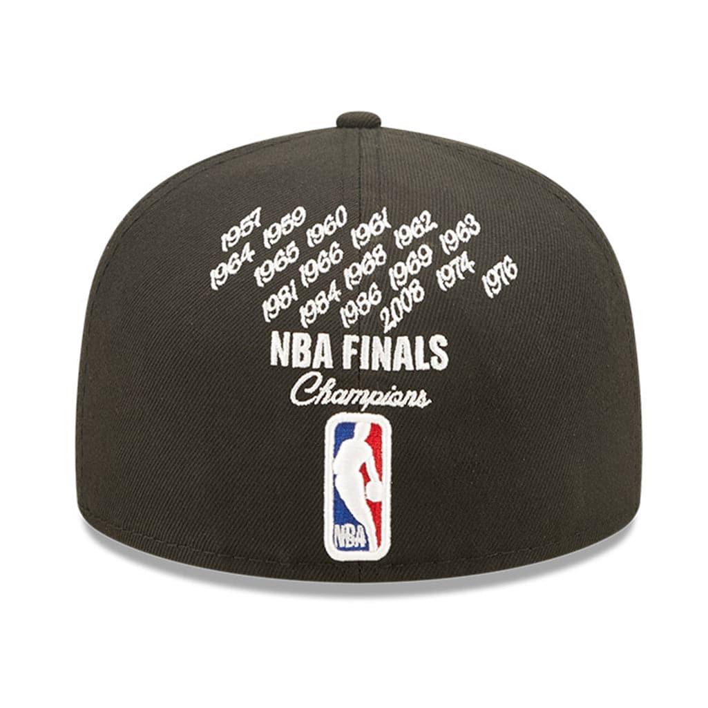 New Era Caps Boston Celtics New Era NBA Crown Champs 59FIFTY Fitted Hat - Black