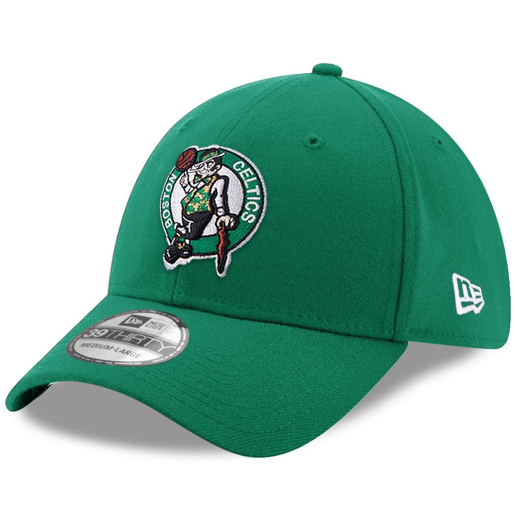 New Era Caps Boston Celtics New Era NBA Team 39THIRTY Flex Fit Curve Hat - Green