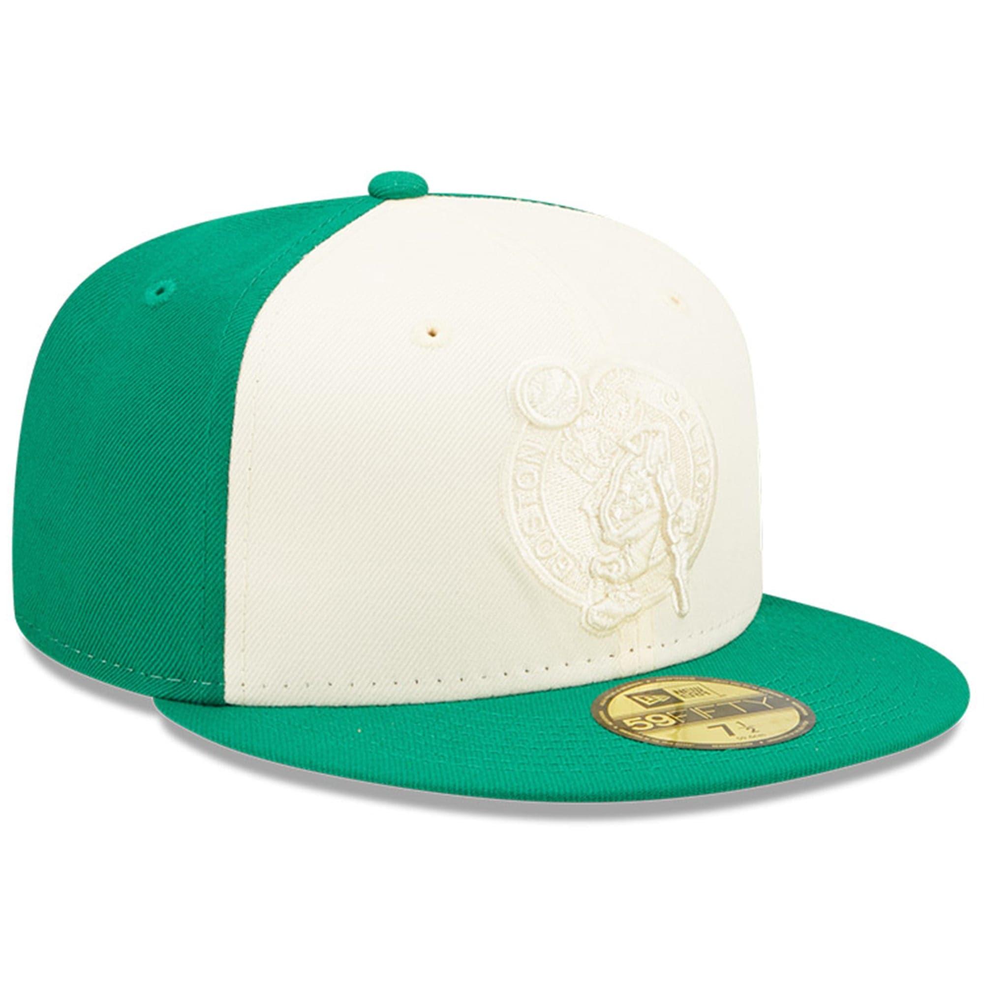 New Era Caps Boston Celtics New Era NBA Tonal 2-Tone 59FIFTY Fitted Hat  - Green