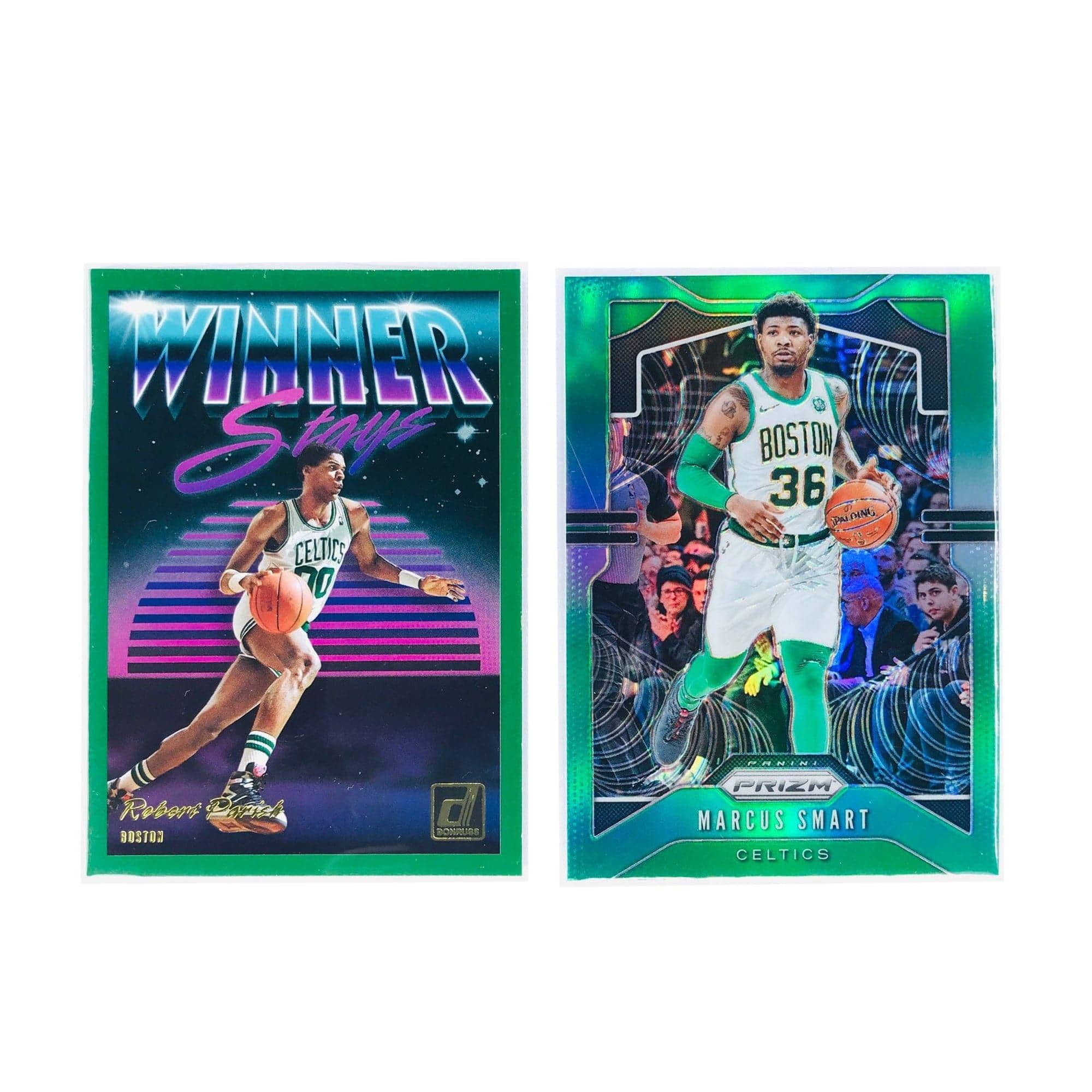 Panini Cards Boston Celtics Panini NBA 2 Green Parallel Card Set