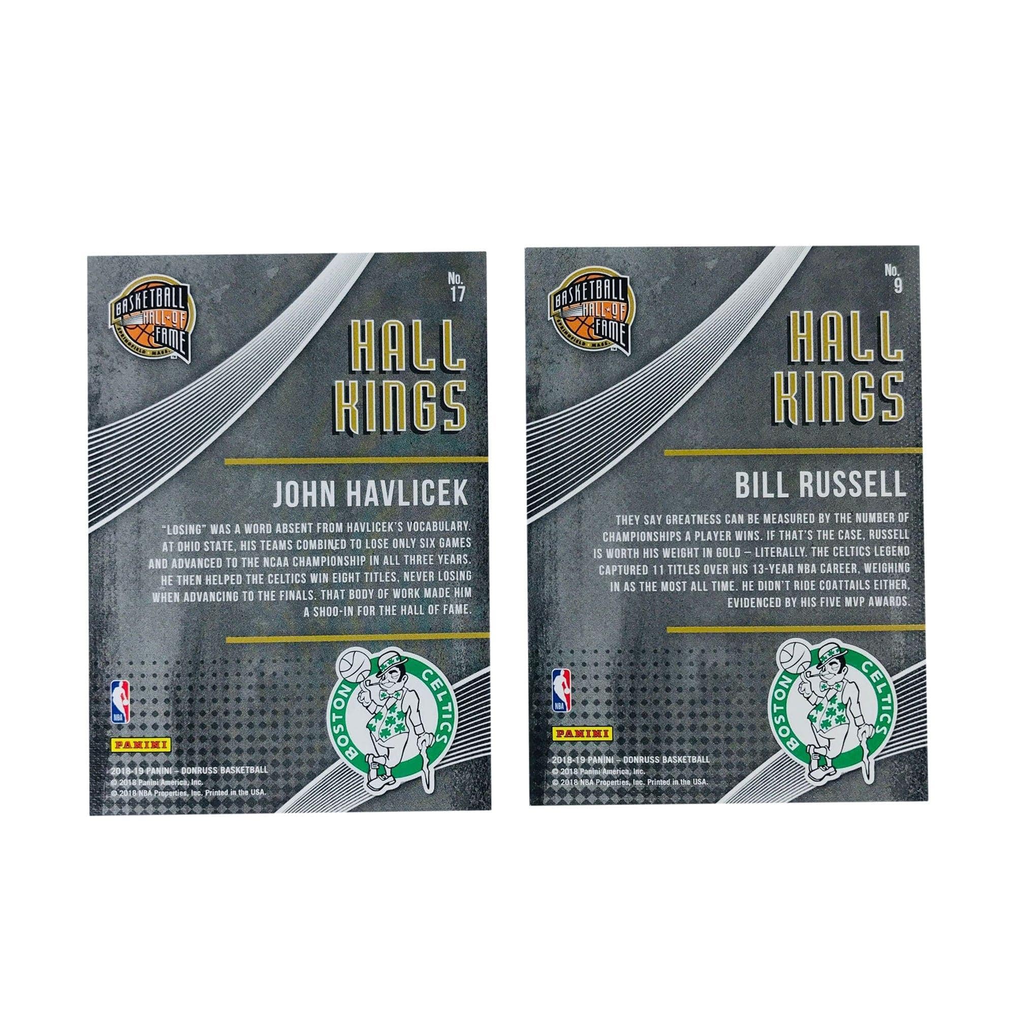 Panini Cards Boston Celtics Panini NBA 2 Hall Kings Insert Card Set
