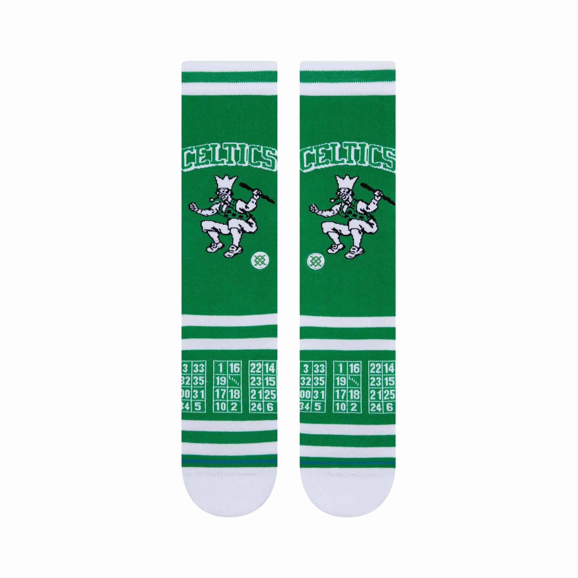 Stance Socks Large (9-12 US) Boston Celtics Stance NBA 21-22 City Edition Crew Socks - Green