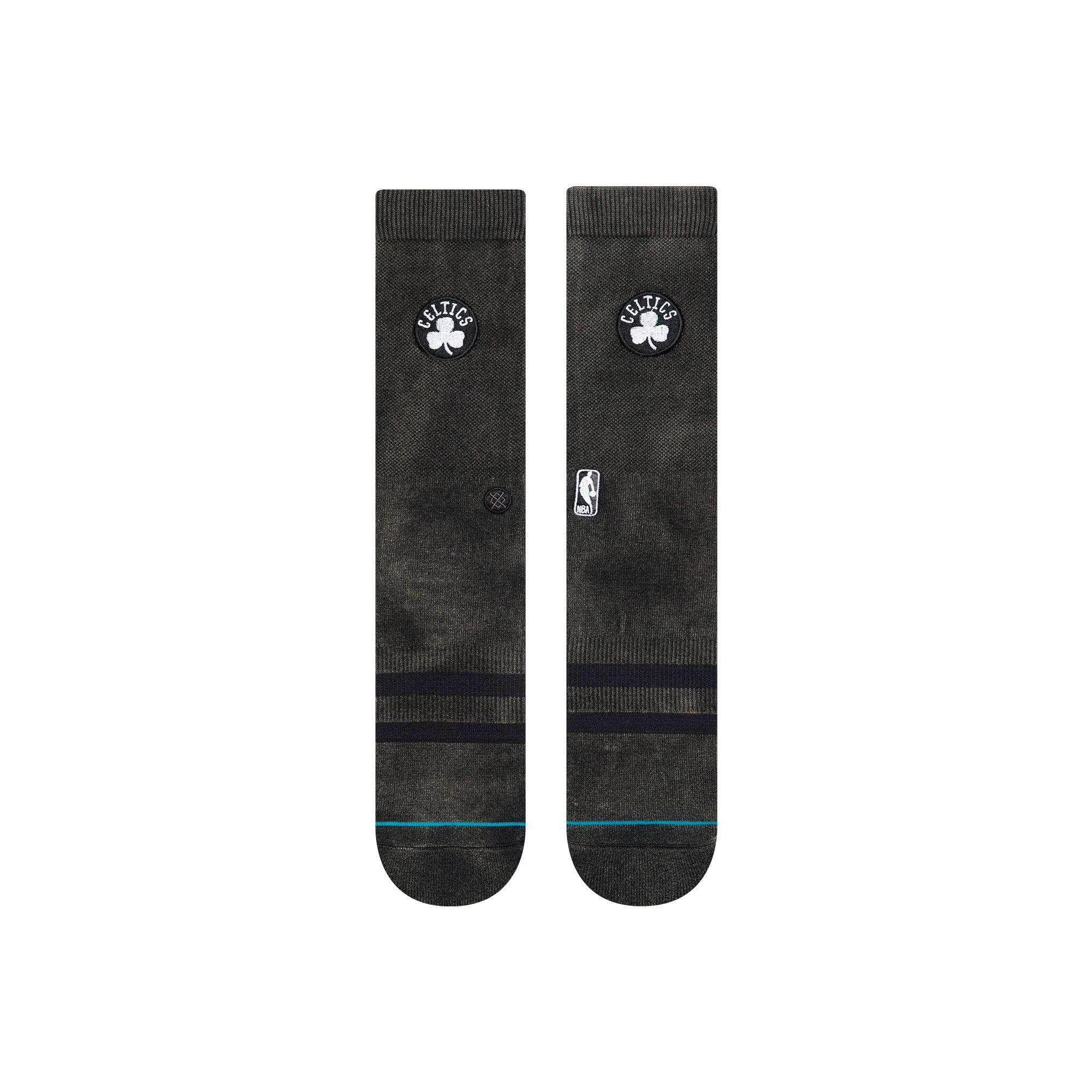 Stance Socks Boston Celtics Stance NBA Blacktop Crew Socks - Black
