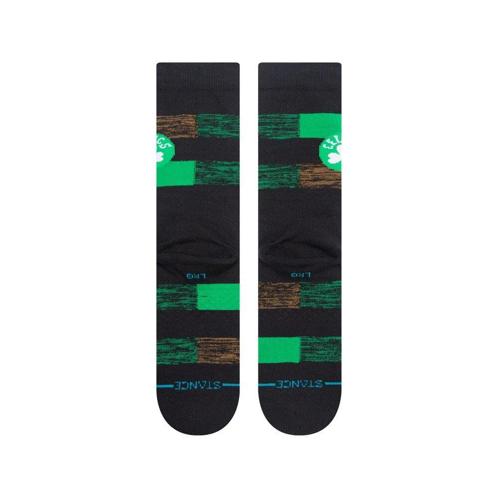 Stance Socks Large (9-12 US) Boston Celtics Stance NBA Cryptic Crew Socks - Black