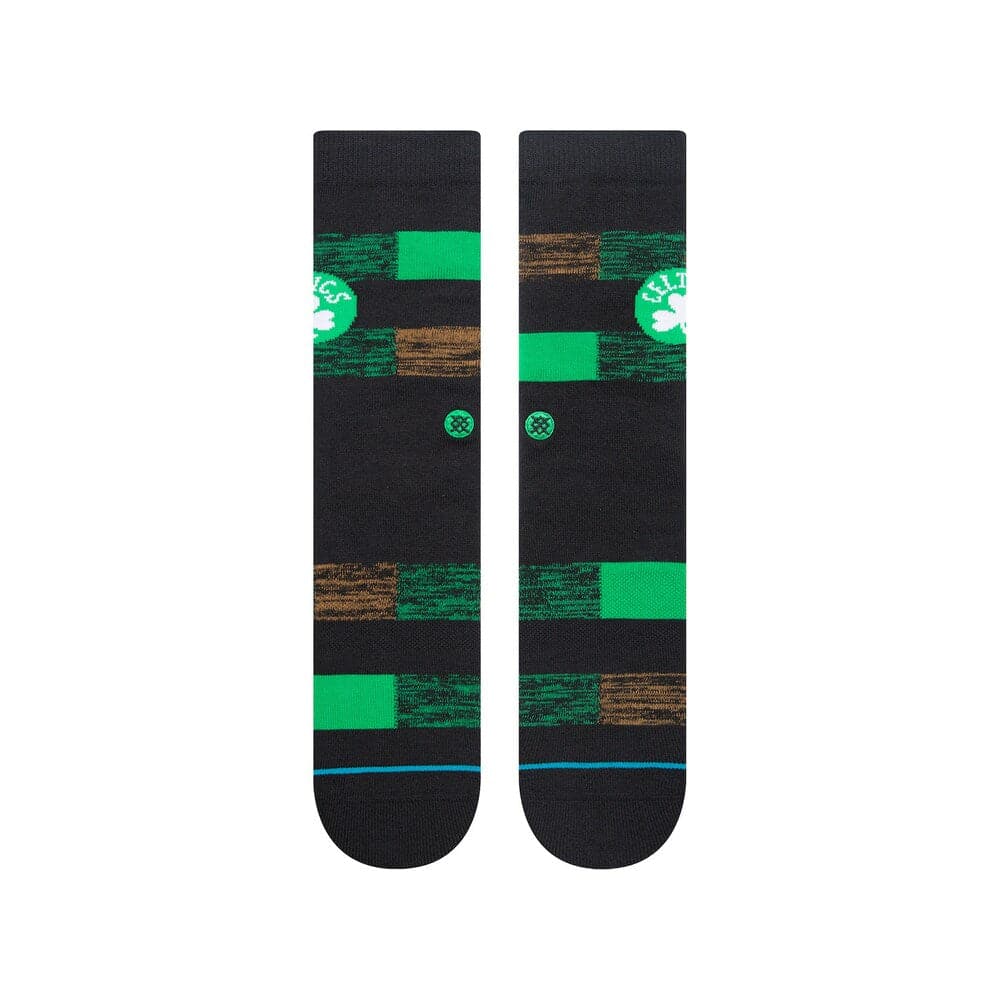 Stance Socks Large (9-12 US) Boston Celtics Stance NBA Cryptic Crew Socks - Black