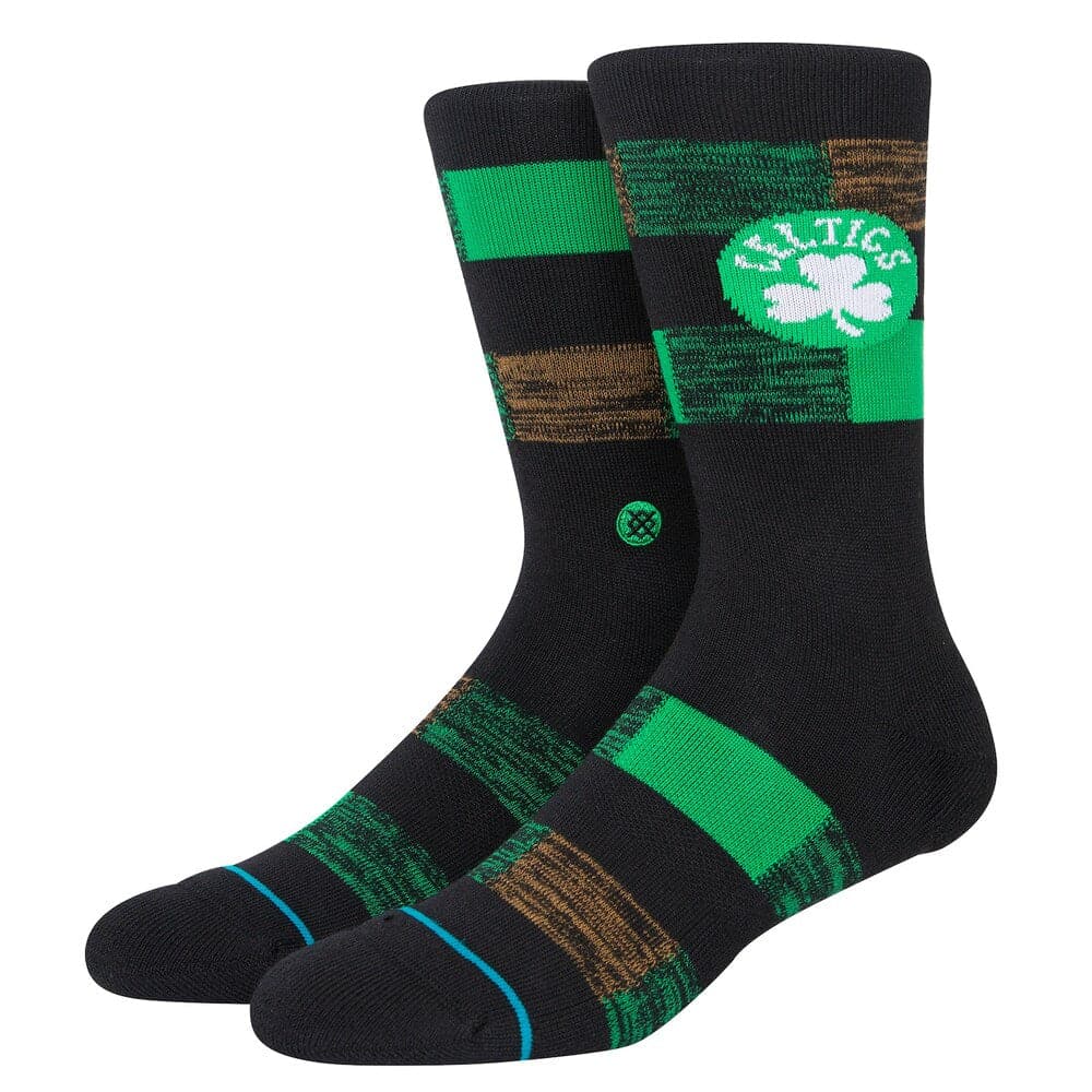 Stance Socks Large (9-12 US) Boston Celtics Stance NBA Cryptic Crew Socks - Black