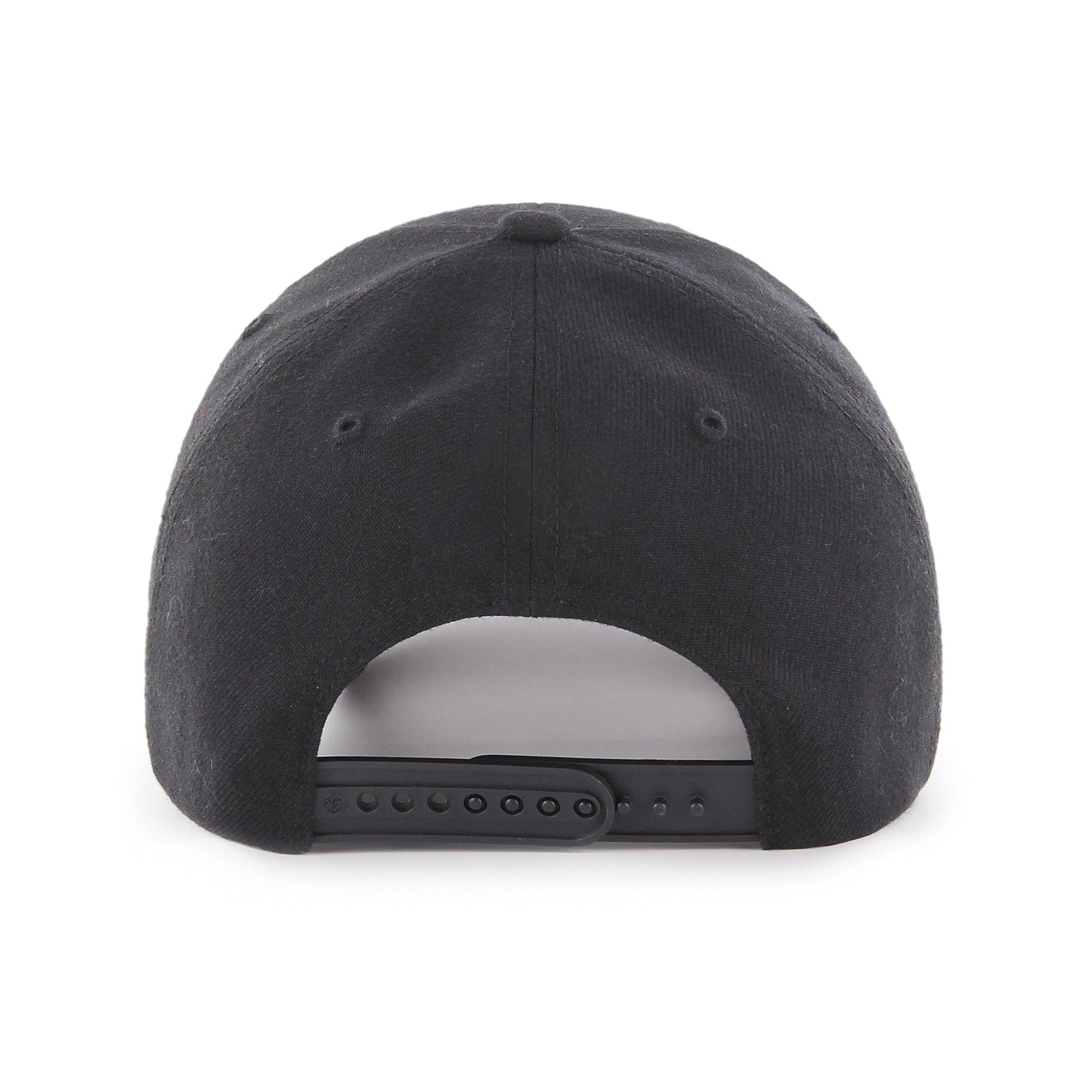 47 Brand Caps Boston Red Sox '47 MLB Monochrome MVP Curve Snapback Hat - Black