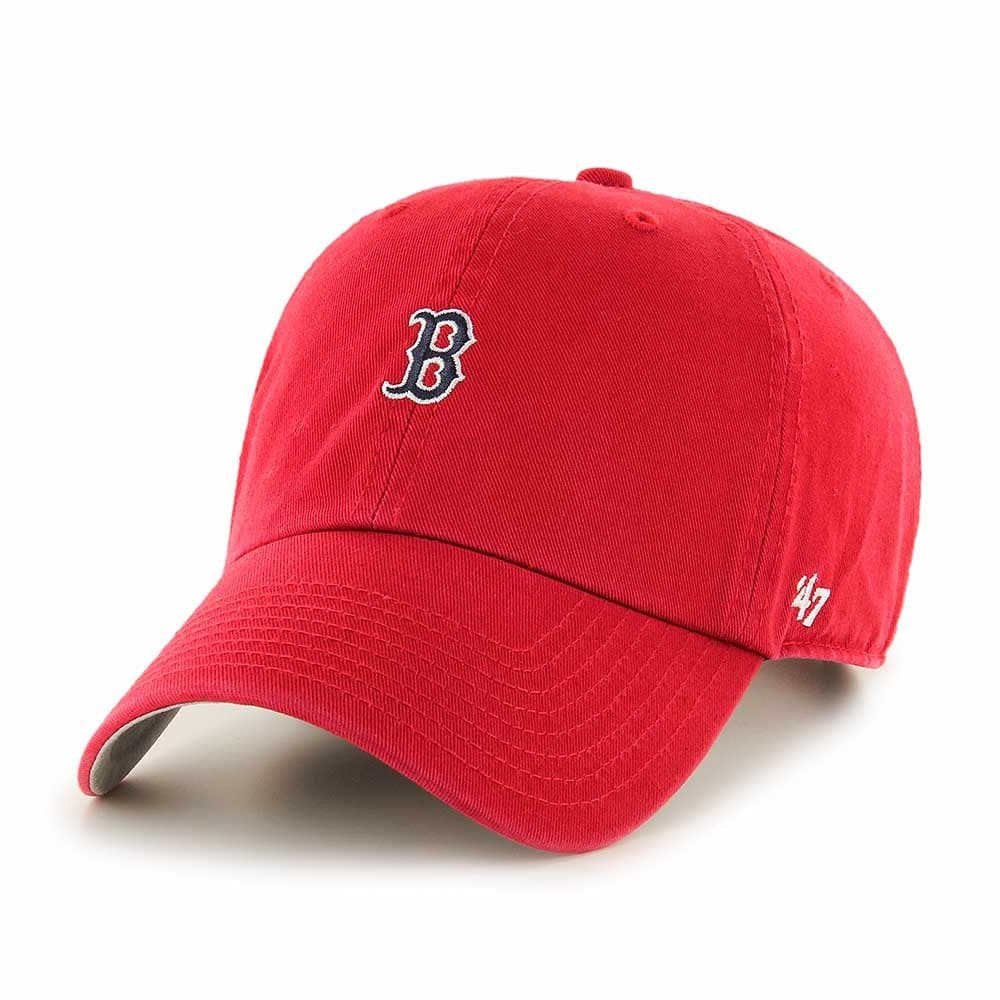 47 Brand Caps Boston Red Sox '47 MLB Team Base Runner Clean Up Hat - Red