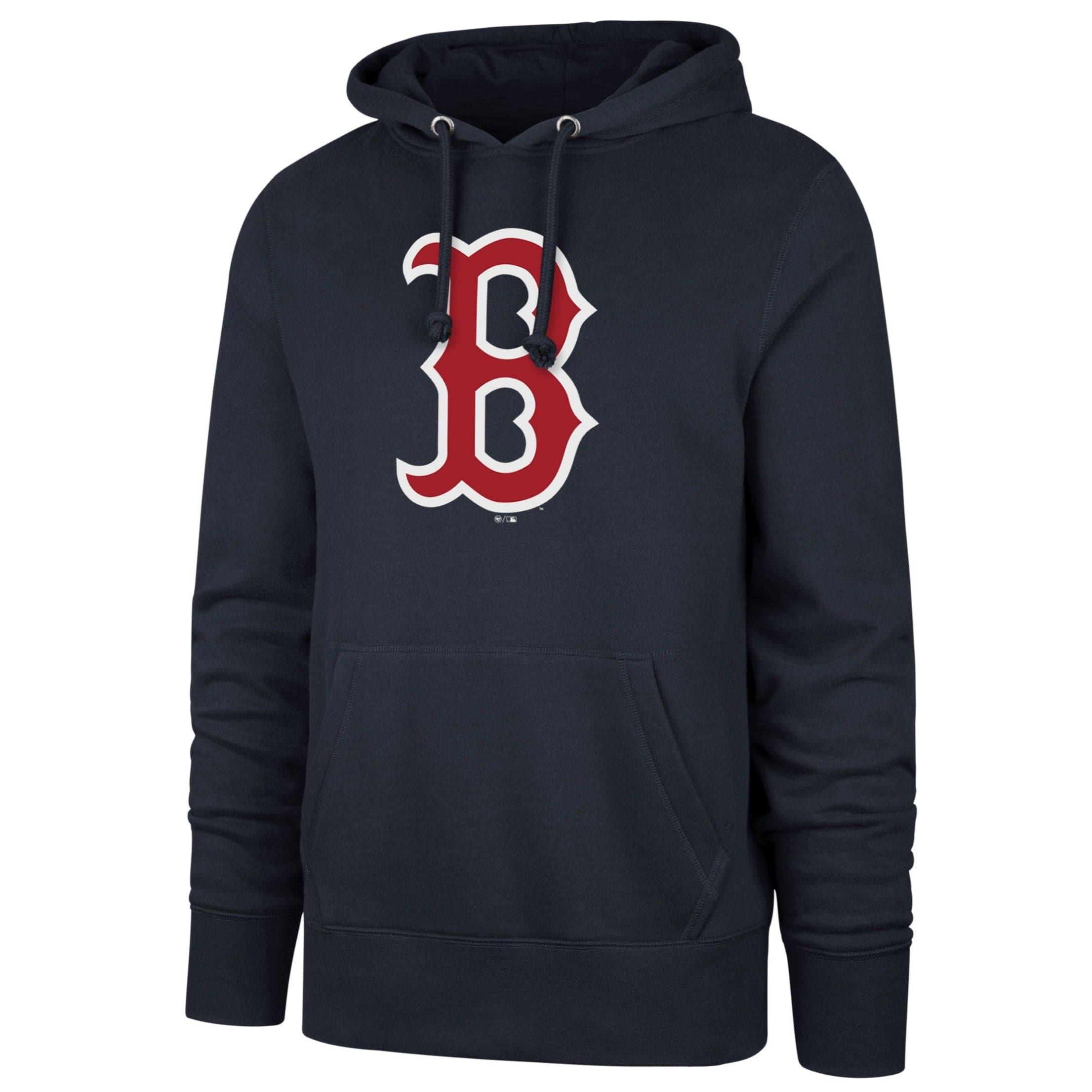 47 Brand Jumpers Boston Red Sox '47 MLB Team Logo Hoodie Jumper - Navy