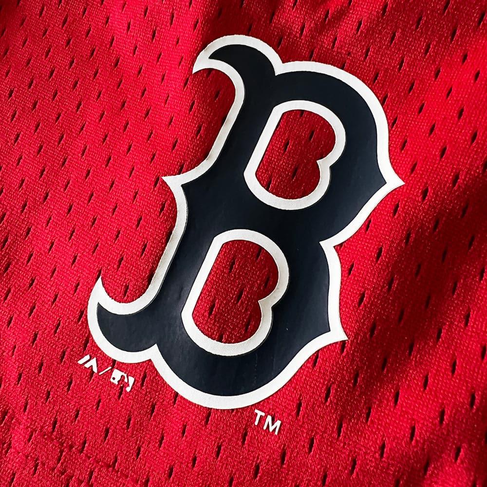 Majestic Athletic Shorts Boston Red Sox Majestic Athletic MLB Team Mesh Shorts - Red
