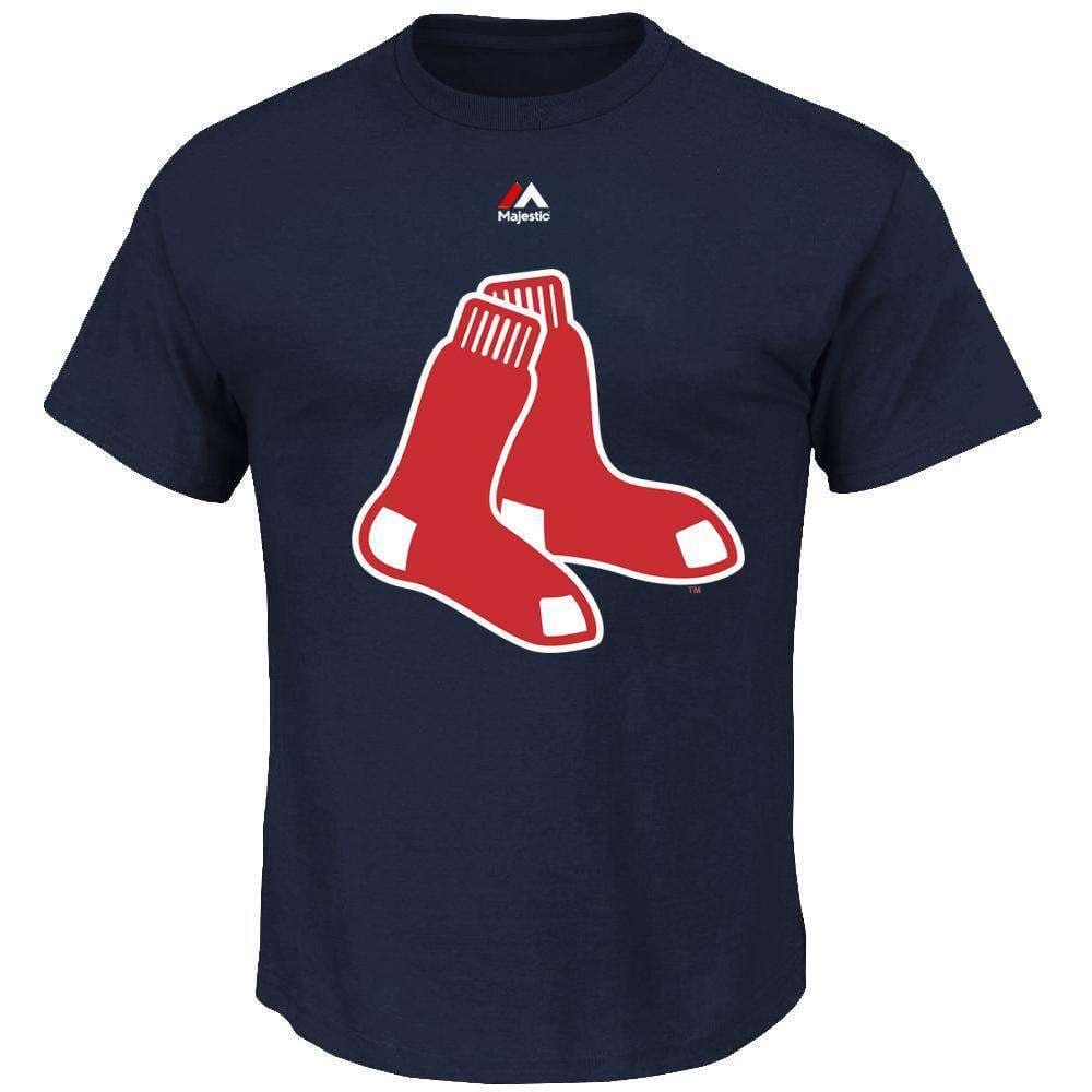 Majestic Athletic T-Shirts M Boston Red Sox Majestic MLB Alternate Logo T-Shirt - Navy