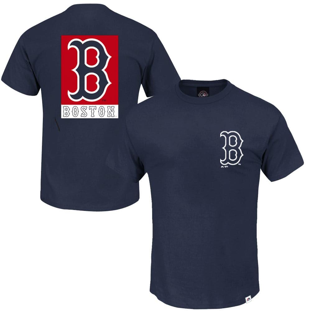 Majestic Athletic T-Shirts Boston Red Sox Majestic MLB Madison T-Shirt - Navy