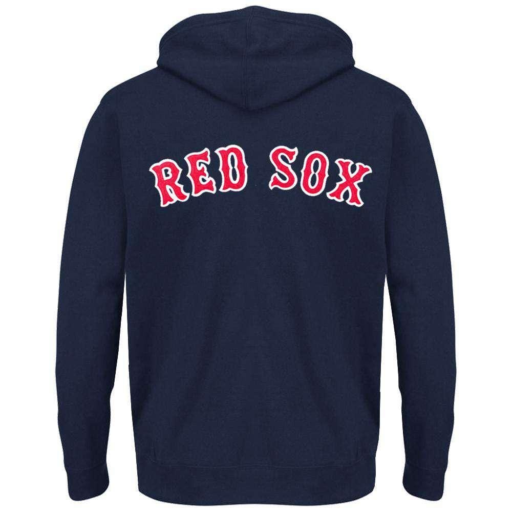Majestic Athletic Jumpers Boston Red Sox Majestic MLB Team Gamily Hoodie Jumper - Navy