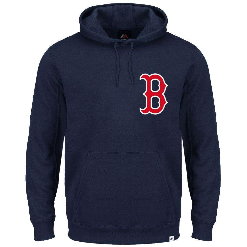 Majestic Athletic Jumpers Boston Red Sox Majestic MLB Team Gamily Hoodie Jumper - Navy