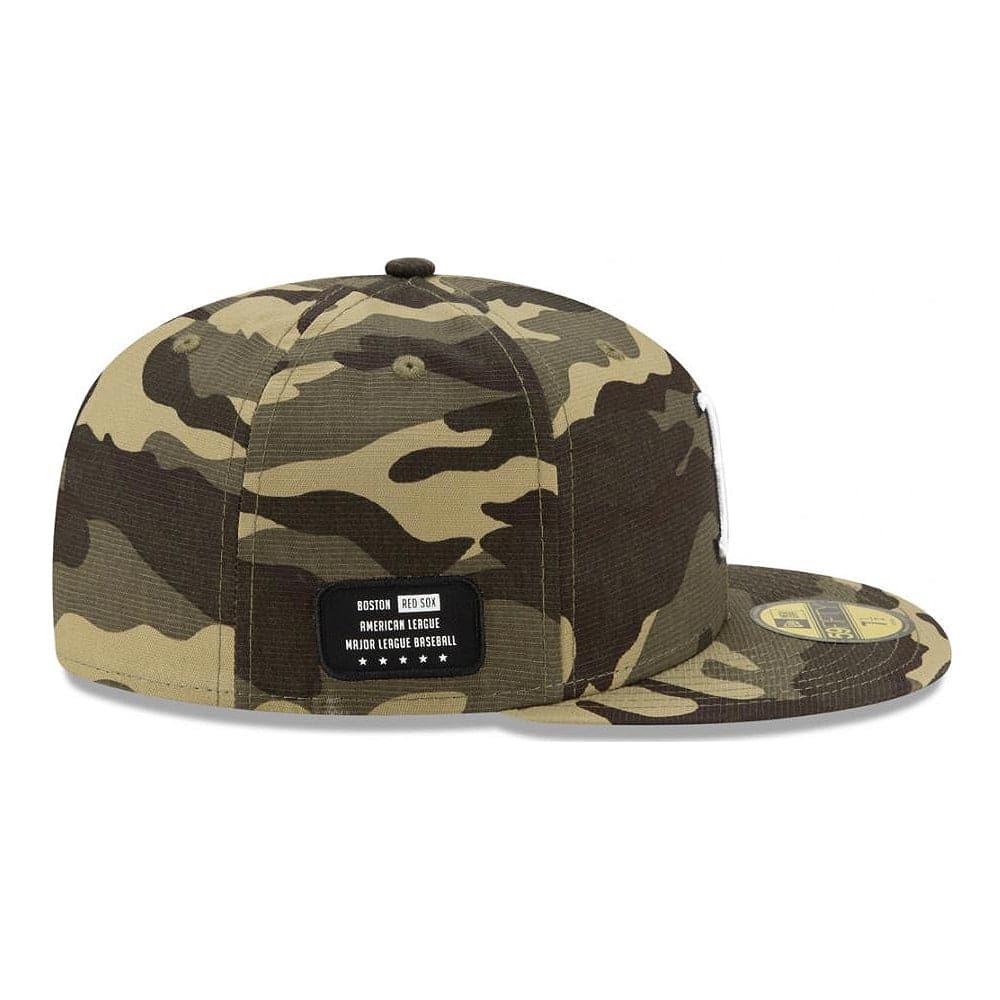 New Era Caps Boston Red Sox New Era MLB 2021 Armed Forces 59FIFTY Fitted Hat - Camo