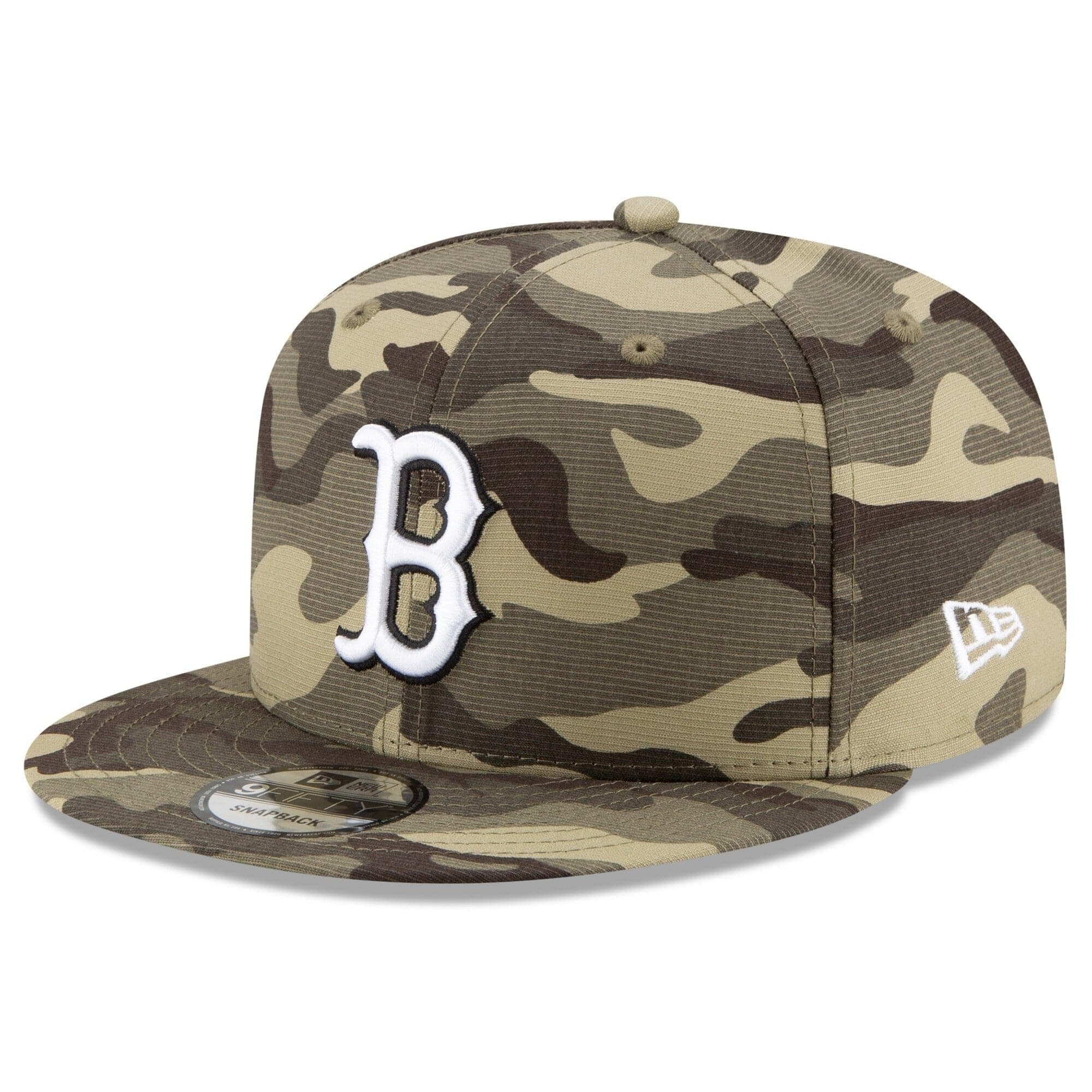 New Era Caps Boston Red Sox New Era MLB 2021 Armed Forces 9FIFTY Snapback Hat - Camo