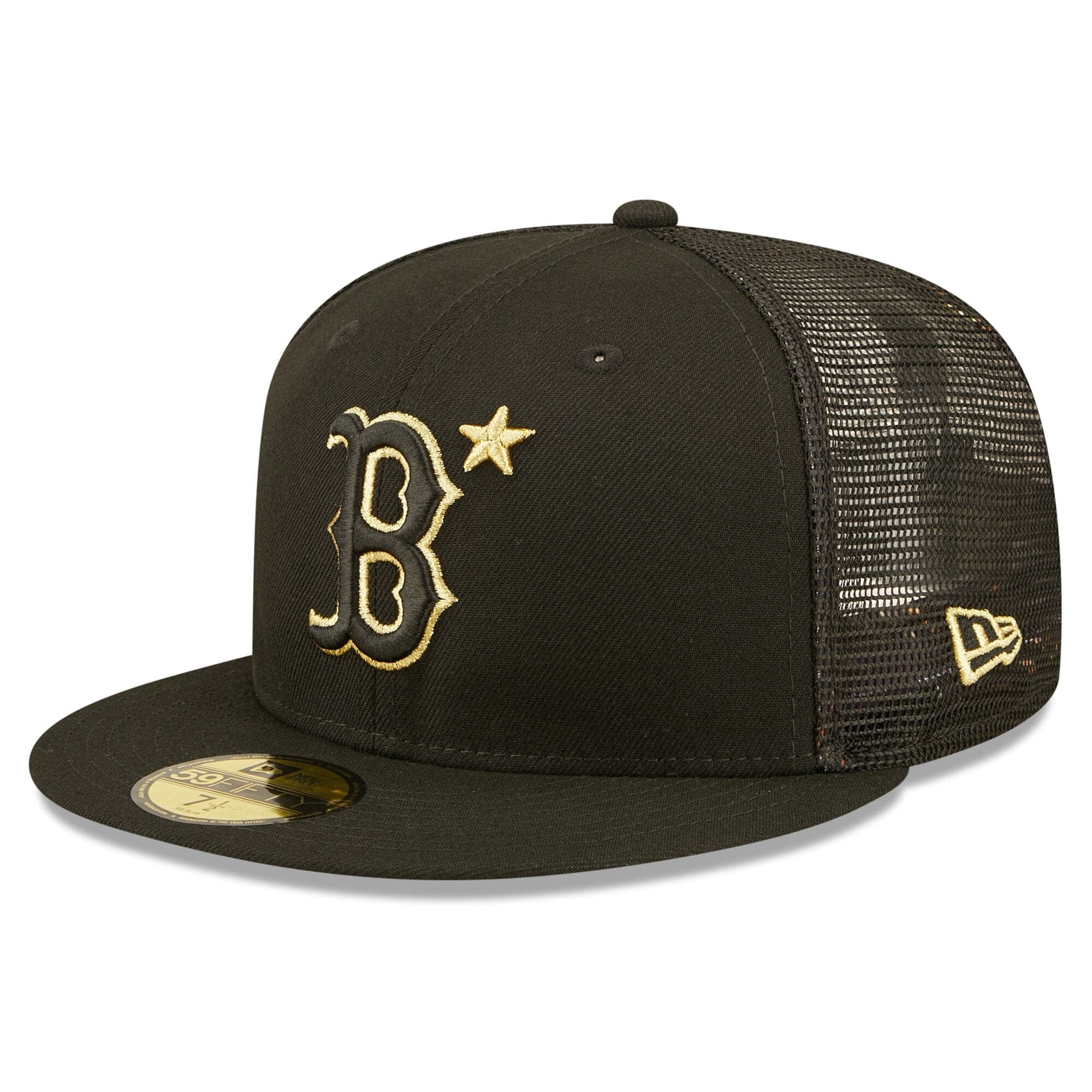 New Era Caps Boston Red Sox New Era MLB 2022 All-Star Game 59FIFTY Trucker Fitted Hat - Black
