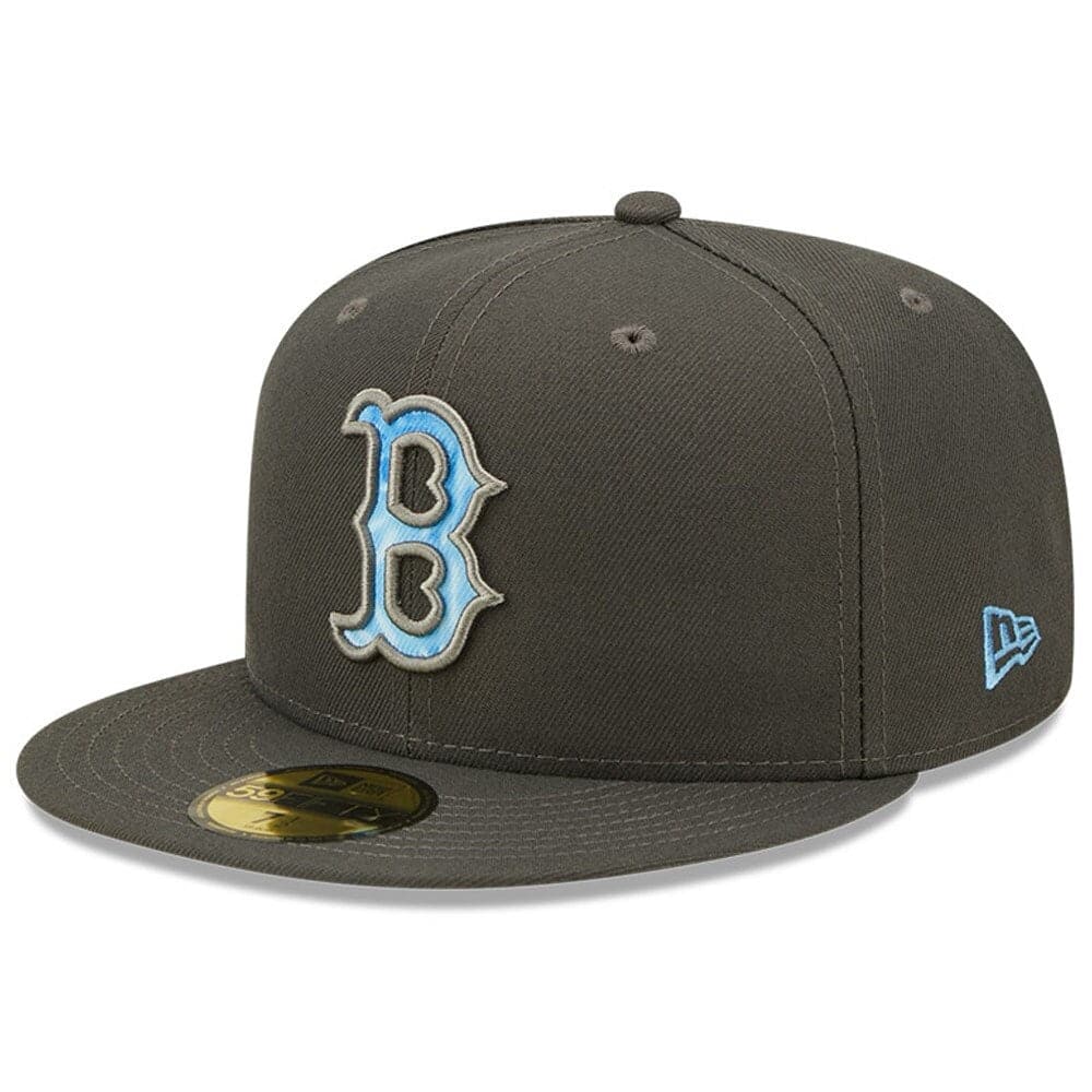New Era Caps Boston Red Sox New Era MLB 2022 Fathers Day 59FIFTY Fitted Hat - Graphite