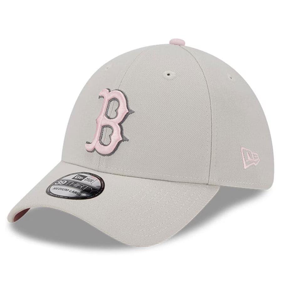 New Era Caps Boston Red Sox New Era MLB 23 Mothers Day 39THIRTY Stretch-Fit Hat - Stone