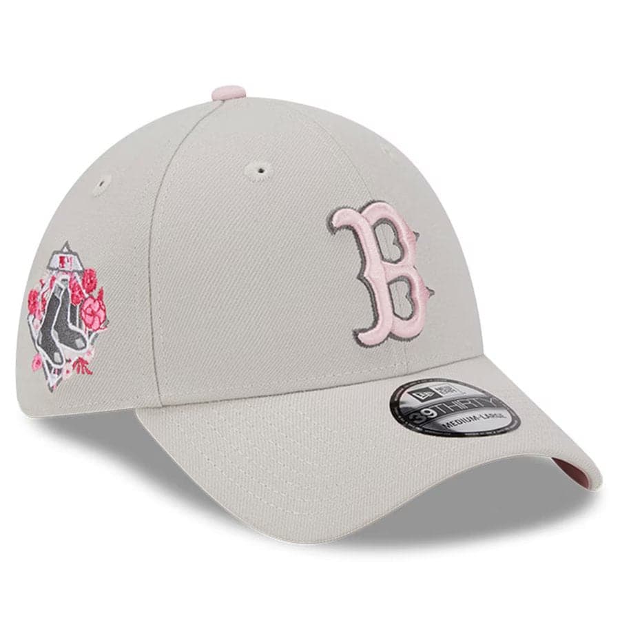 New Era Caps Boston Red Sox New Era MLB 23 Mothers Day 39THIRTY Stretch-Fit Hat - Stone