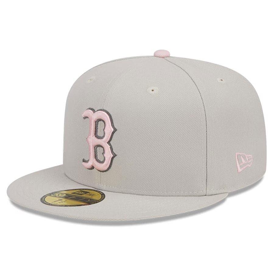 New Era Caps Boston Red Sox New Era MLB 23 Mothers Day 59FIFTY Fitted Hat - Stone