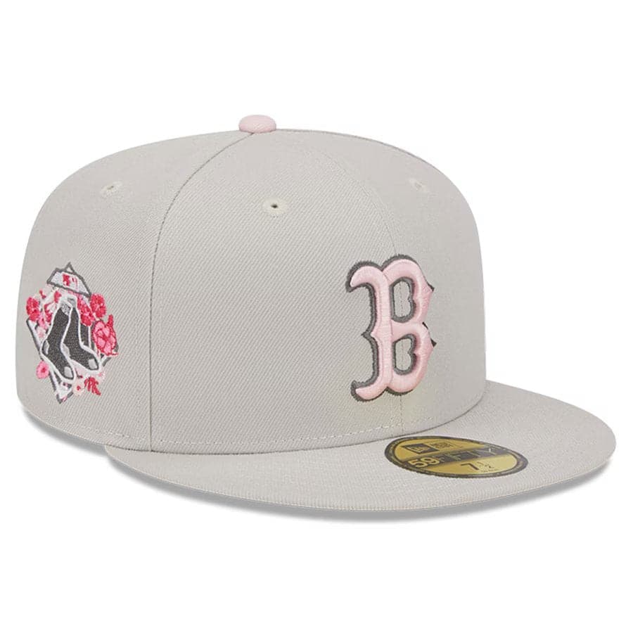 New Era Caps Boston Red Sox New Era MLB 23 Mothers Day 59FIFTY Fitted Hat - Stone