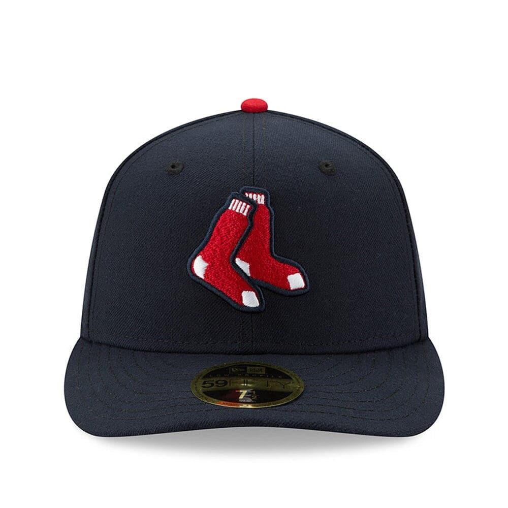 New Era Caps Boston Red Sox New Era MLB AC On-Field Alt Low Profile 59FIFTY Fitted Hat - Navy