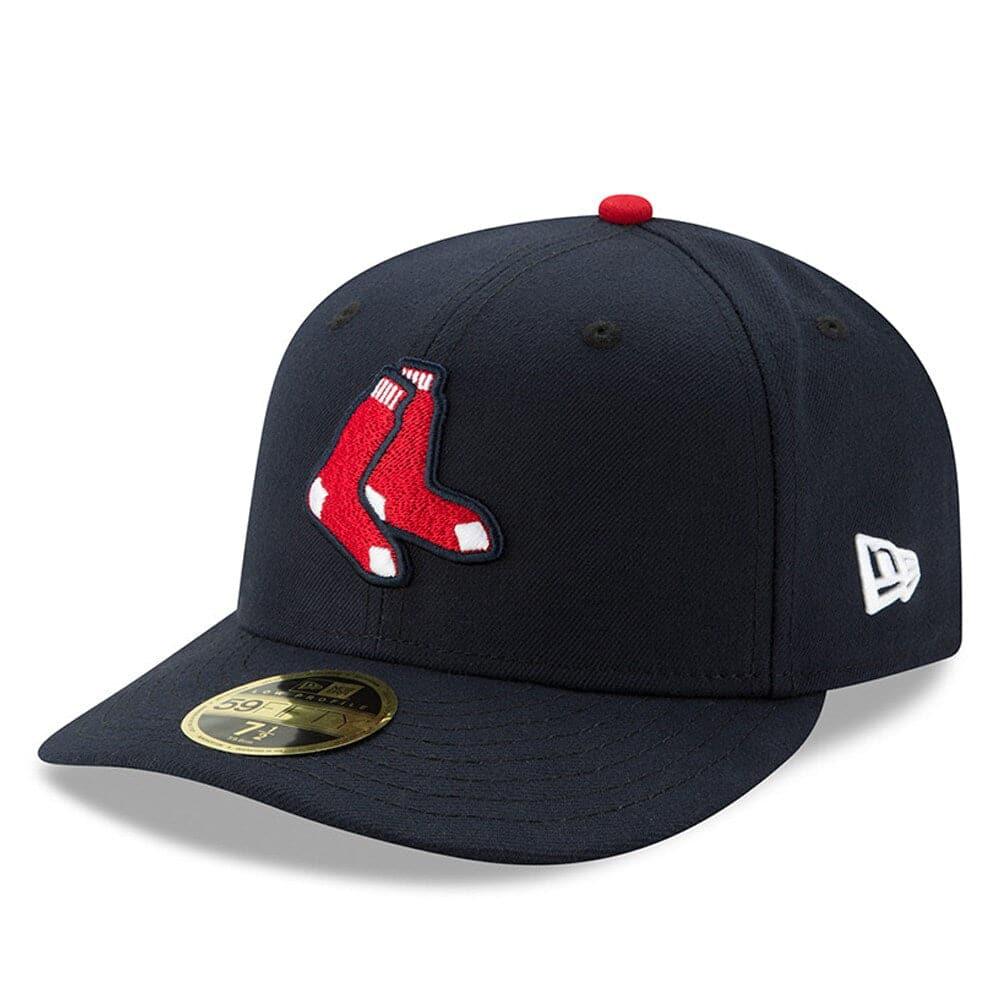 New Era Caps Boston Red Sox New Era MLB AC On-Field Alt Low Profile 59FIFTY Fitted Hat - Navy