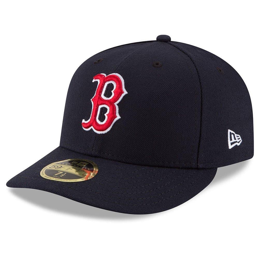 New Era Caps Boston Red Sox New Era MLB AC On-Field Game Low Profile 59FIFTY Fitted Hat - Navy