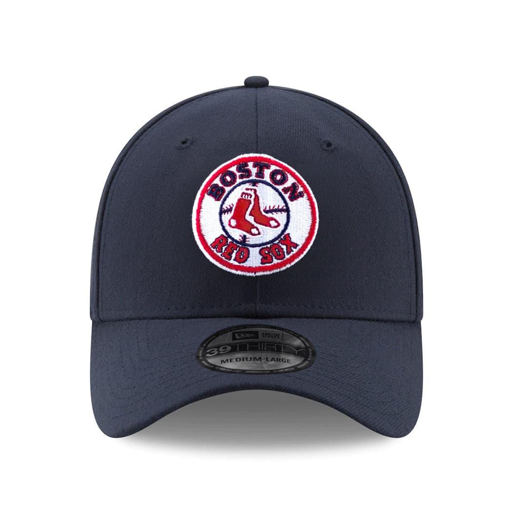 New Era Caps Boston Red Sox New Era MLB Alt Badge 39THIRTY Flex Fit Curve Hat - Navy