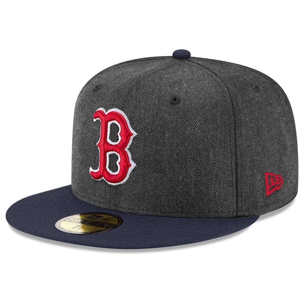 New Era Caps Boston Red Sox New Era MLB Alt Shadow 59FIFTY Fitted Hat - Heather Graphite