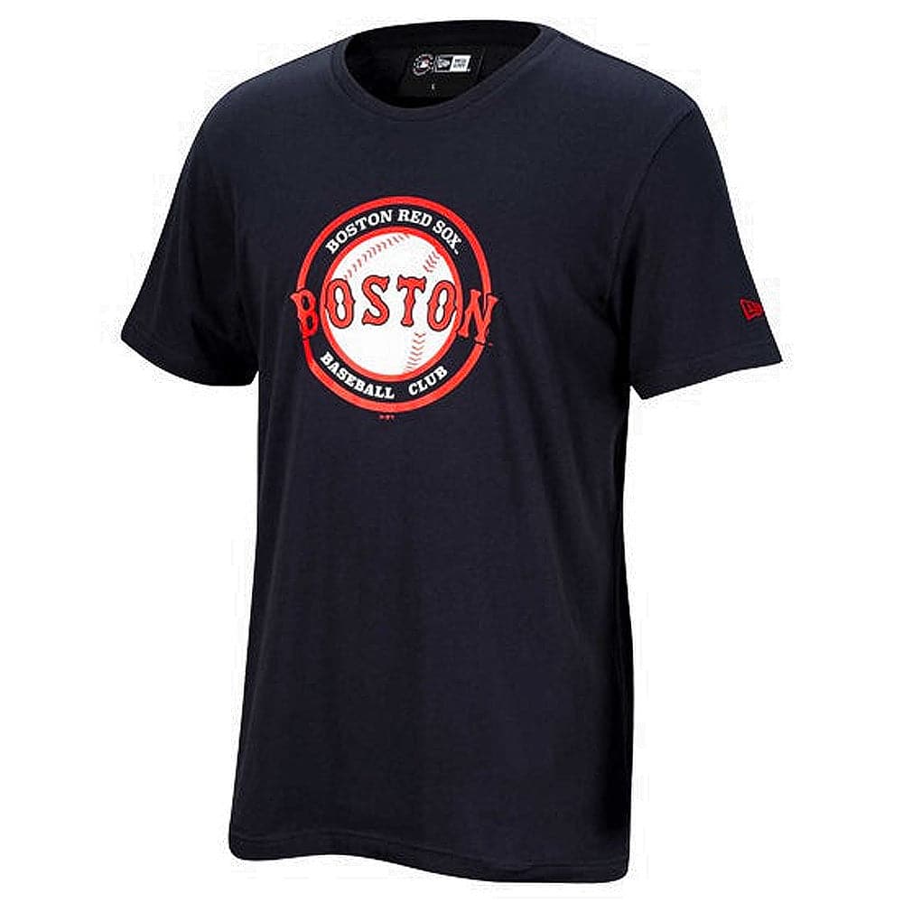 New Era T-Shirts Boston Red Sox New Era MLB Circle Ball T-Shirt - Navy