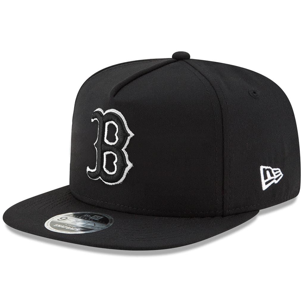 New Era Caps Boston Red Sox New Era MLB Monochrome 9FIFTY A-Frame Snapback Hat - Black